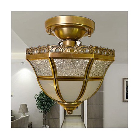 5 Traditional/Classic Mini Style / Bulb Included Brass Metal Flush Mount / Spot Lights Dining Room / Hallway