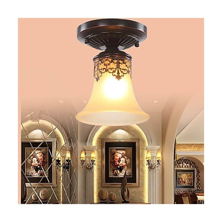 16*22CM Europe Type Style Rural Classical Absorb Dome Light LED Lamp