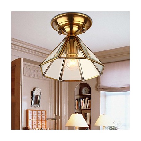 5 Traditional/Classic Mini Style / Bulb Included Brass Metal Flush Mount / Spot Lights Hallway