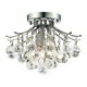 Modern 3 - Light Flush Mount Lights with Crystal Beads