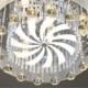 Flush Mount Crystal Modern/Contemporary Living Room / Bedroom / Dining Room / Study Room/Office Glass