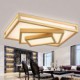 MAX 48W Modern/Contemporary Mini Style Painting Wood/Bamboo Flush Mount Living Room / Bedroom / Dining Room / Study Room/Office 