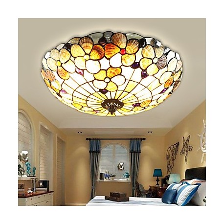 The Mediterranean Sea Shells Absorb Dome Light Rural Bedroom Chimney 50 Cm In Diameter