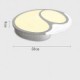 Flush Mount LED Modern/Contemporary Living Room / Bedroom / Dining Room / Study Room/Office Metal