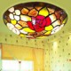 Mediterranean Sweet Children Bedroom, Dining-Room Absorb Dome Light Rose 50 Cm in Diameter