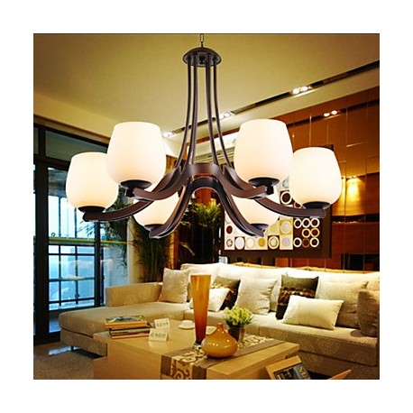 5 Traditional/Classic / Retro Mini Style Painting Metal Chandeliers Living Room / Bedroom / Dining Room