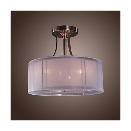 Modern Acrylic Flush Mount with 3 Lights Cylinder Design