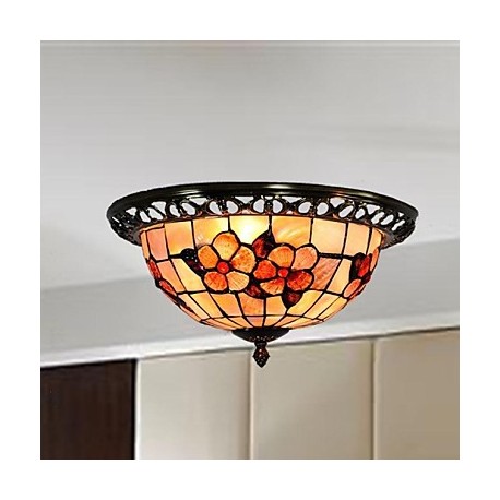 40w Mini Style Brass Metal Flush Mount Living Room / Bedroom / Dining Room / Study Room/Office / Kids Room / Hallway