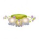 Creative Lamp Lamp Warm Garden Restaurant Rose Three Simple Bedroom Ceiling Lamps