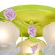 Creative Lamp Lamp Warm Garden Restaurant Rose Three Simple Bedroom Ceiling Lamps