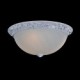 White Flush-Mount-Light 220V Glass Resin Carving European Classic