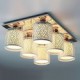 Max 60W Modern/Contemporary Painting Metal Flush Mount Living Room / Bedroom / Dining Room