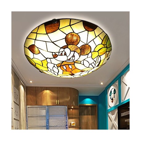 The Mediterranean Dome Light Sweet Children Bedroom Mickey Mouse Dome Light 40 Cm in Diameter