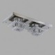 16W Modern/Contemporary Crystal Chrome Metal Flush Mount Living Room