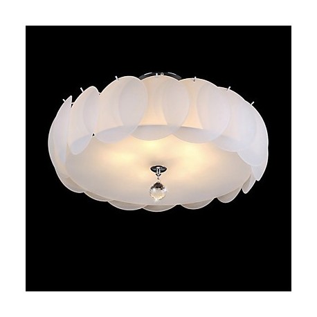 5 Light Glass Chandelier/ Modern Pendant Light/ Dinning Room, Living Room, Family Room, Bedroom