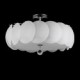 5 Light Glass Chandelier/ Modern Pendant Light/ Dinning Room, Living Room, Family Room, Bedroom