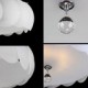 5 Light Glass Chandelier/ Modern Pendant Light/ Dinning Room, Living Room, Family Room, Bedroom