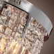 Luxuriant Flush Mount with Crystal Lampshade