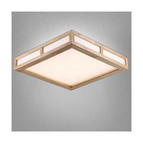 Flush Mount Mini Style Modern/Contemporary Living Room / Bedroom / Study Room/Office / Kids Room / Hallway Wood/Bamboo