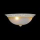 White Flush-Mount-Light 220V Yellow-White-Glass Resin Pattern-Carving European Classic