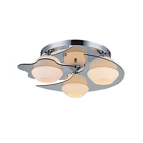 Modern Ceiling Light Flush Mount 3 Lights E26 E27/Contemporary Bedroom / Hallway Metal