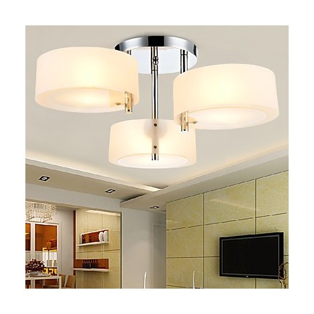 Flush Mount Modern/Contemporary 3 Lights Ceiling Light/Kids Room/Entry/ Hallway/ Metal