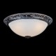 Flush-Mount-Light 220V Glass Resin Silver-Carving Retro European Classic