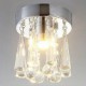 Modern Crystal 1 Lights Flush Mount In Crown Shape