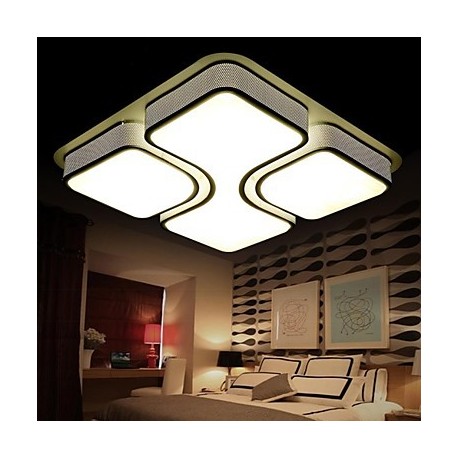 24 Modern/Contemporary / Traditional/Classic LED / Bulb Included Electroplated Metal Flush MountLiving Room / Bedroom / Dining R