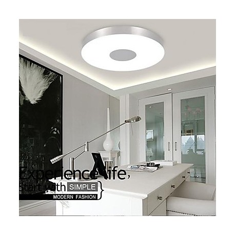 Modern/Contemporary LED / Bulb Included Brushed Metal Flush MountLiving Room / Bedroom / Dining Room / Kitchen / Study Room/Offi