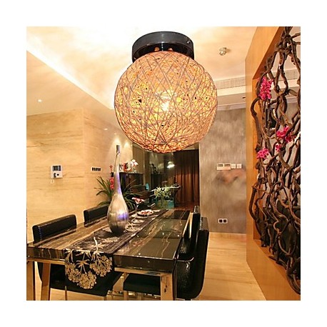 1 - Light Ceiling Light in Ball Shaped Shade