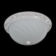 White Flush-Mount-Light 220V Glass Resin Carving European Classic