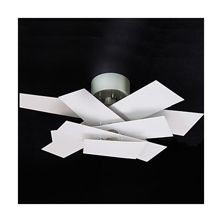 Flush-Mount-Light White 20W 220V Warm-White-Light Fashion Simple Creative-Propeller