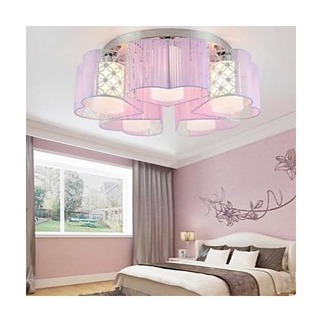 Fashion Drawing Cloth Art Of Carve Patterns Or Designs On Woodwork LED Sitting Room Light Skin Absorb Dome Light