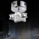 3W Modern/Contemporary Crystal Metal Flush Mount Living Room