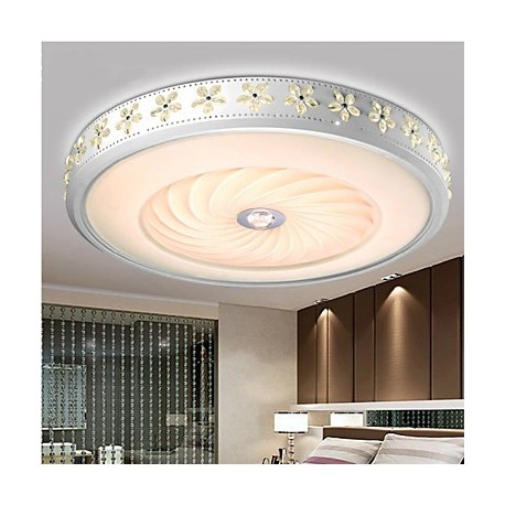 24W Modern/Contemporary Crystal / LED Others Metal Flush Mount Living Room / Bedroom / Dining Room / Study Room/Office