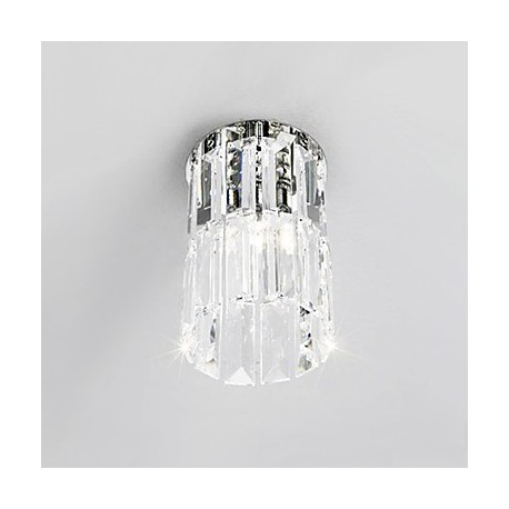 40W Crystal Flush Mount Light in Round