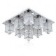 3W Modern/Contemporary Crystal / LED / Bulb Included Chrome Metal Flush MountLiving Room / Bedroom / Dining Room / Kitchen / Bat