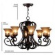 Chandeliers/Pendant Lights/8 Lights/ Vintage/Country/Island Living Room/Bedroom/Dining Room/Metal+Glass