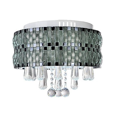 Graceful LED Crystal Flush Mount 90-240V