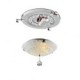 10W Modern/Contemporary Crystal / LED Nickel Flush MountLiving Room / Bedroom / Dining Room / Kitchen / Bathroom / Kids Room / E