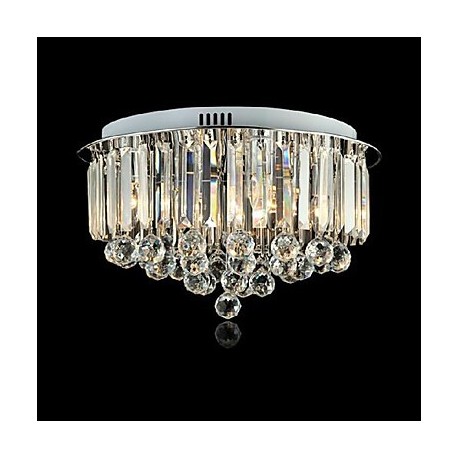 Modern/Contemporary / Traditional/Classic Crystal / LED Painting Metal Flush Mount Living Room / Bedroom / Dining Room