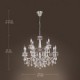 Chandelier Crystal Modern 2 Tiers Living 12 Lights