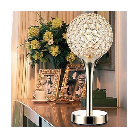 Crystal Table Lamps, Modern/Comtemporary Metal