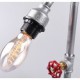 2015 DIY Antique Iron Water Pipe Tube Desk Lamp Metal Steampunk Industrial Light Edison Bulb lamp/ Retro Bulb-B010