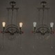 American Bar Iron wheel Chandelier