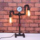 Retro Industrial Iron Pipe Lamp