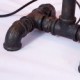 Retro Industrial Iron Pipe Lamp