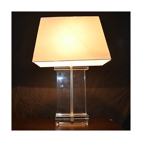 60W Artistic Table Lamp with Fantastic Crystal Stand