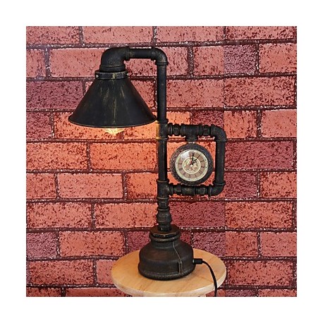 Retro Industrial Iron Pipe Lamp